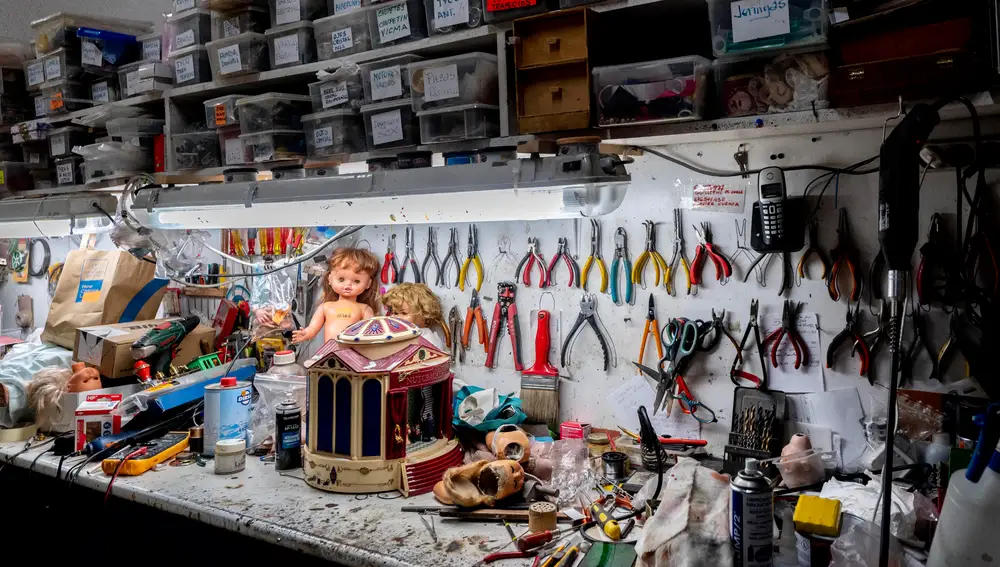 Mesa de trabajo del dueño del Hospital