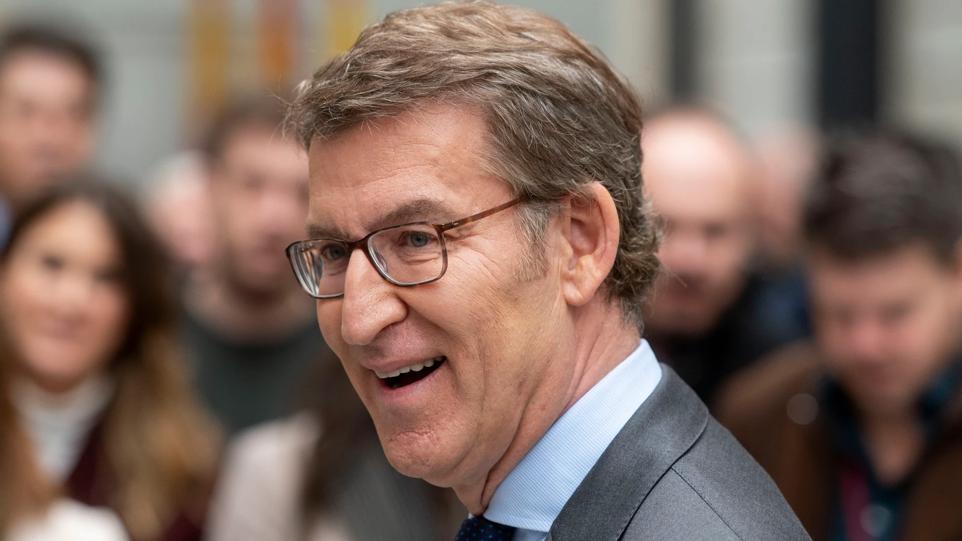 El presidente del PP, Alberto Núñez Feijóo