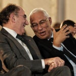 Ignacio Galán y Antonio Costa, en el acto de hoy
