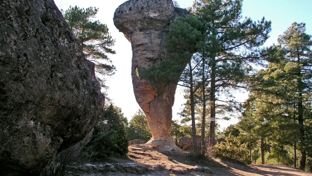 La ciudad encantada, al lado de Valdecabras, es ideal para conocer el proceso geológico del karst