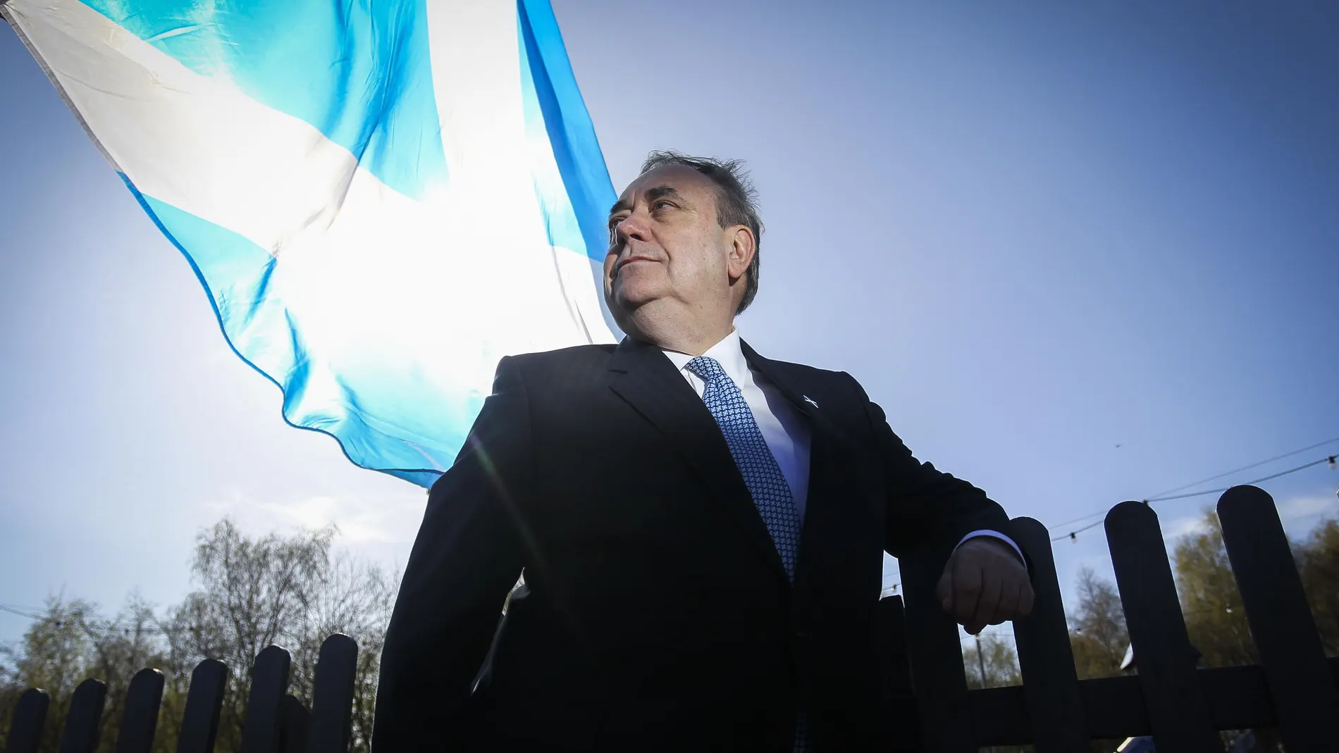 El antiguo primer ministro escoces y líder del partido secesionista Alba, Alex Salmond
