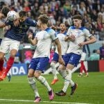 El remate de Giroud, que toca en Maguire, y da el triunfo a Francia ante Inglaterra