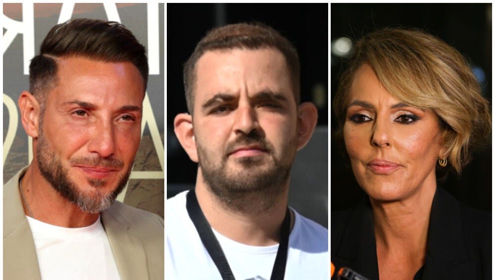 Antonio David, David Flores y Rocío Carrasco