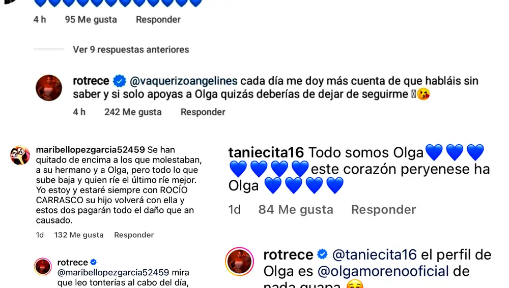 Rocío Flores responde a sus seguidores en su última publicación