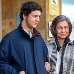 Froilán, la Reina Sofía y Victoria Federica en una imagen de archivo