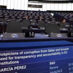 Un vista genera de la Eurocámara de Estrasburgo