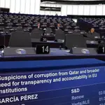 Un vista genera de la Eurocámara de Estrasburgo