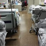 Fotografía del box de Urgencias del Hospital La Ribera de Alzira