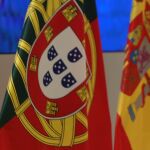 Banderas de España y Portugal