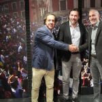 El alcalde de Valladolid, Óscar Puente, ha presentado este jueves el acuerdo de la nueva edición con Alex Corretja, adjunto a la presidencia de World Pádel Tour; Luis Torres, director de Expansión Nacional de WPT y Daniel Redondo, director general de Madison.