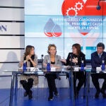 De izquierda a derecha, Cecilia Salvador, Eva Ciruelos, Raquel Bonilla, José Luis Zamorano y Patricia Bressanello