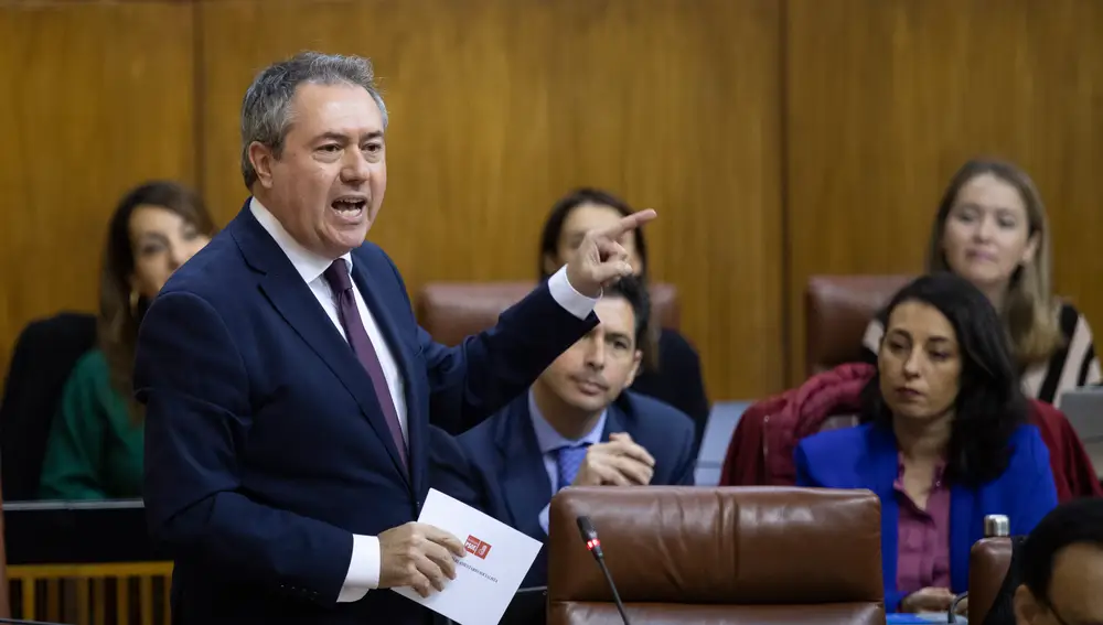 El secretario general del PSOE de Andalucía y Portavoz del Grupo Parlamentario Socialista, Juan Espadas. María José López / Europa Press