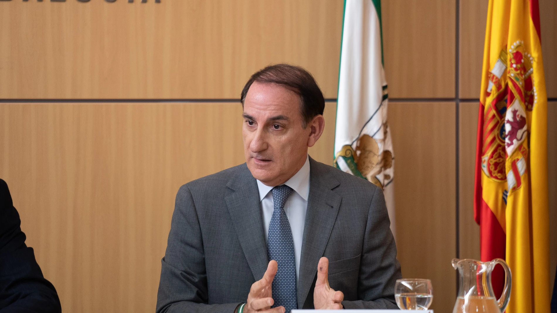 El presidente de la Confederación de Empresarios de Andalucía (CEA), Javier González de Lara