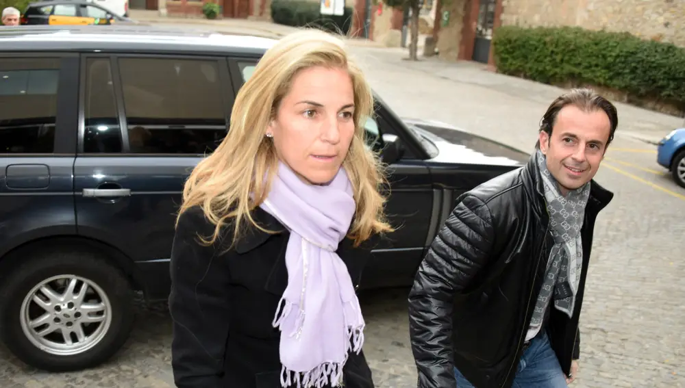 La ex tenista Arantxa Sánchez Vicario y Josep Santacana en 2016