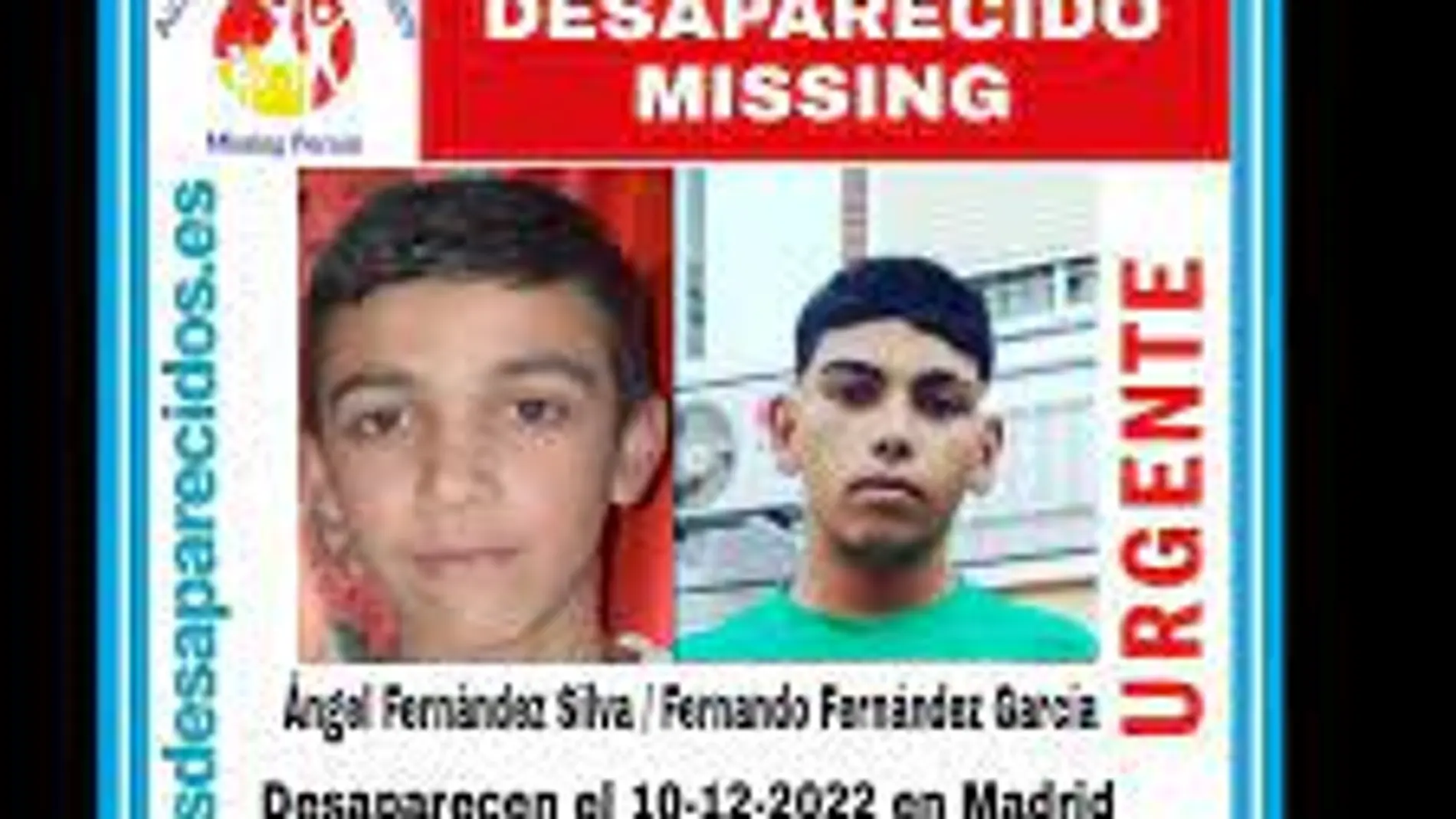 Primos desaparecidos en Carabanchel