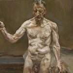 Uno de los "Reflection" de Freud, auto-retrato del artista británico