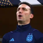 Lionel Scaloni con Argentina
