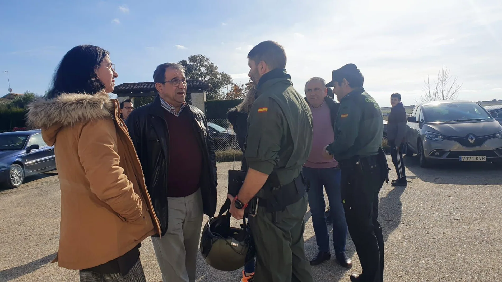 Búsqueda de los dos ocupantes del ultraligero desaparecido en la zona de Matilla de los Caños (Valladolid)