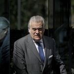 El extesorero del PP Luis Bárcenas, a su salida de la sede de la Audiencia Nacional, después de comparecer, a 16 julio de 2021, en Madrid (España). Bárcenas comparece este viernes en la sede de la Audiencia Nacional por la investigación sobre las presuntas donaciones finalistas al PP. El juez lo citó a declarar después de que Bárcenas enviase un escrito a la Fiscalía Anticorrupción confesando que algunas de las donaciones que él mismo apuntó en sus famosos 'papeles' se hicieron a cambio de adjudicaciones públicas.16 JULIO 2021;PARTIDO POPULARÓscar Cañas / Europa Press16/07/2021