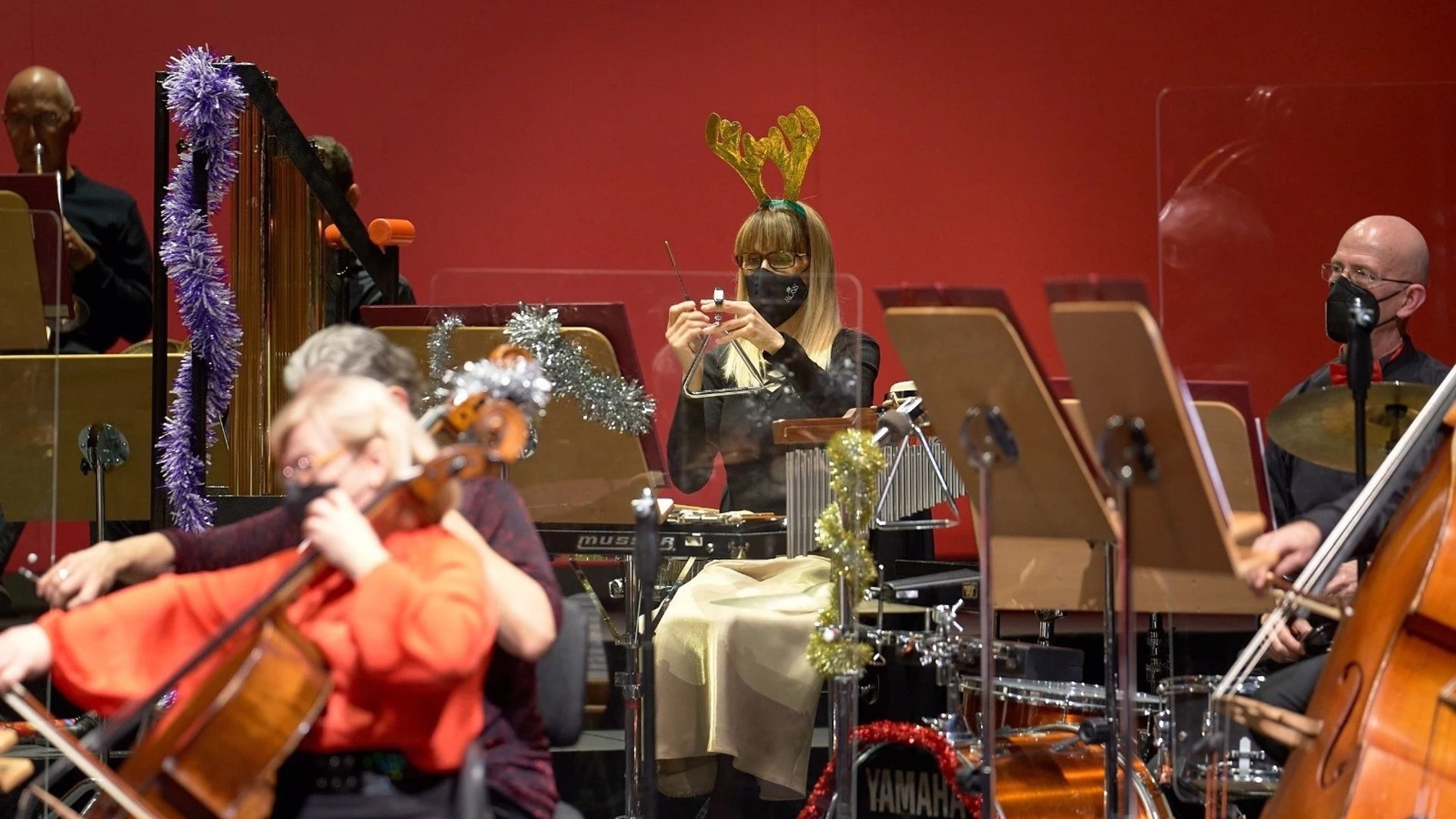 Un momento del Concierto de Navidad de la ROSS. ROSS