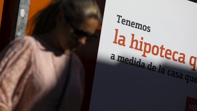 Anuncio de hipotecas de una entidad financiera