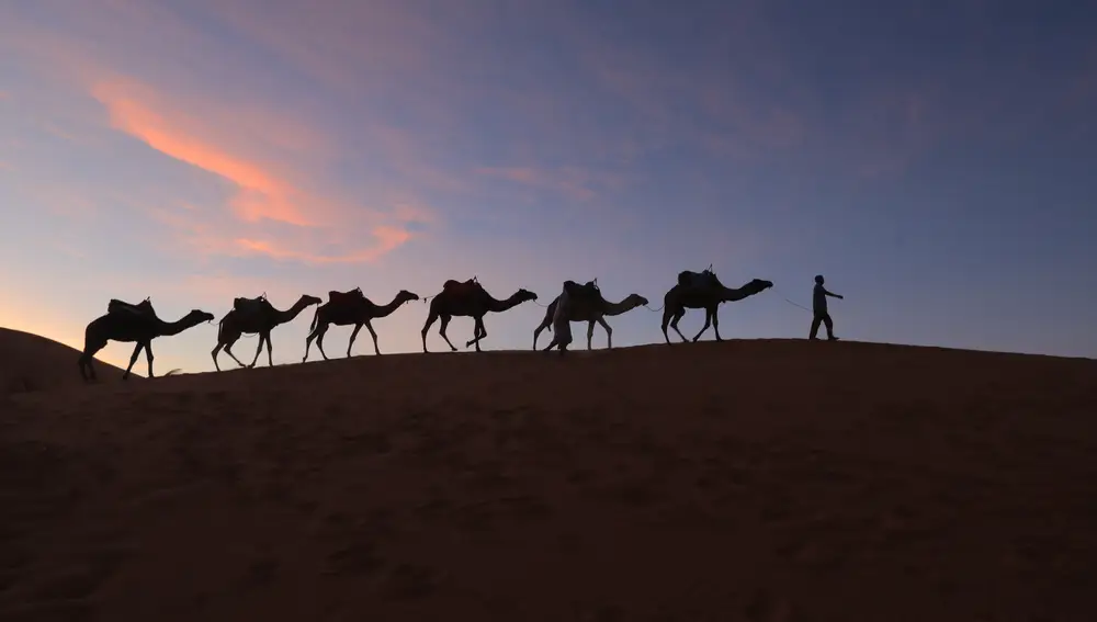 Dunas de Merzouga al atardecer