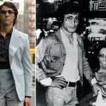A la derecha, el negociante de piedras preciosas Charles Sobhraj. A la izquierda, una imagen de la serie de Netflix.