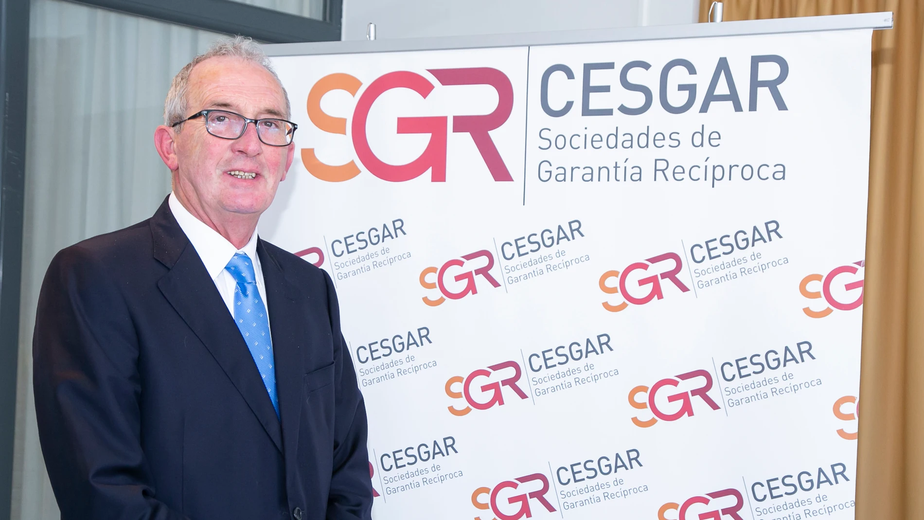 El presidente de SGR-Cesgar, José Pedro Salcedo Herce