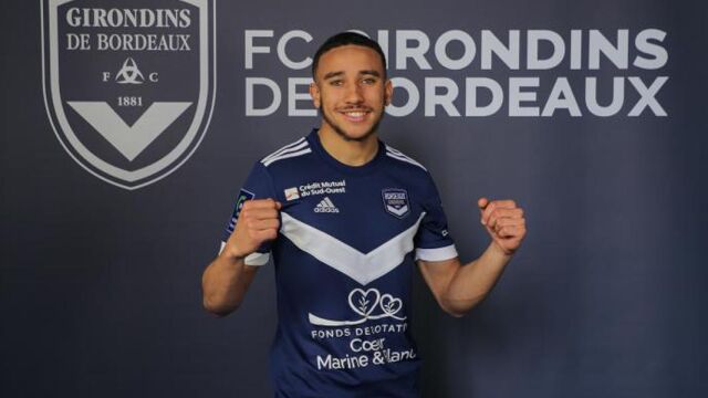 Johaneko con el Girondins de Burdeos.