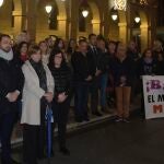 Concentracion por el asesinato de Soraya Suarez en Aviles