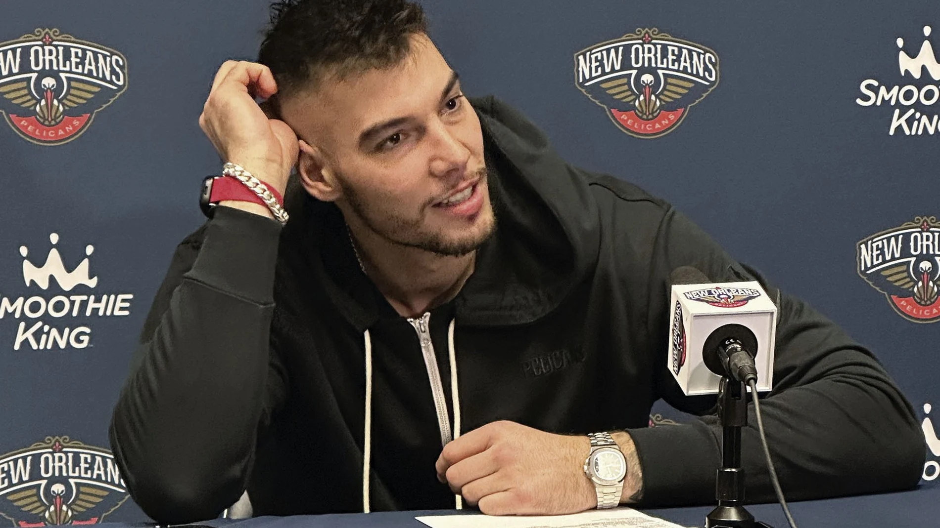Willy Hernangómez, pívot de los New Orleans Pelicans
