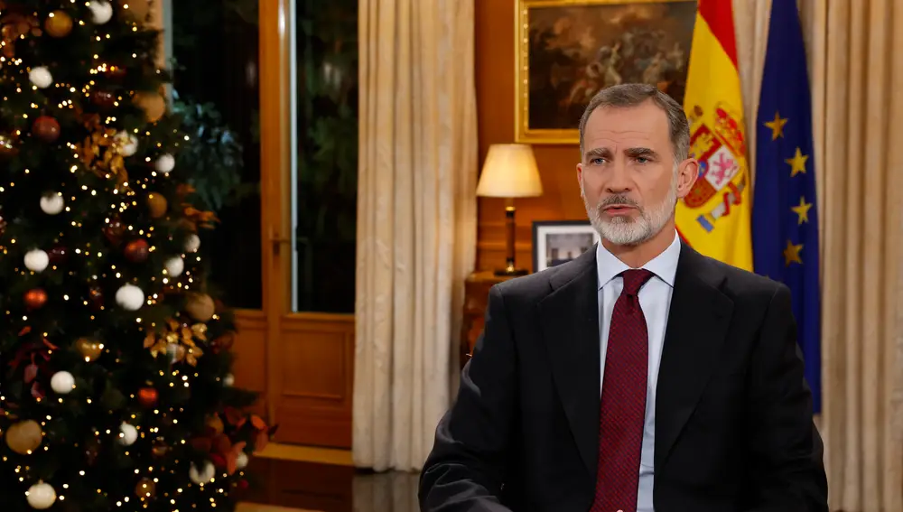 El rey Felipe VI pronuncia su tradicional discurso de Nochebuena, el noveno de su reinado