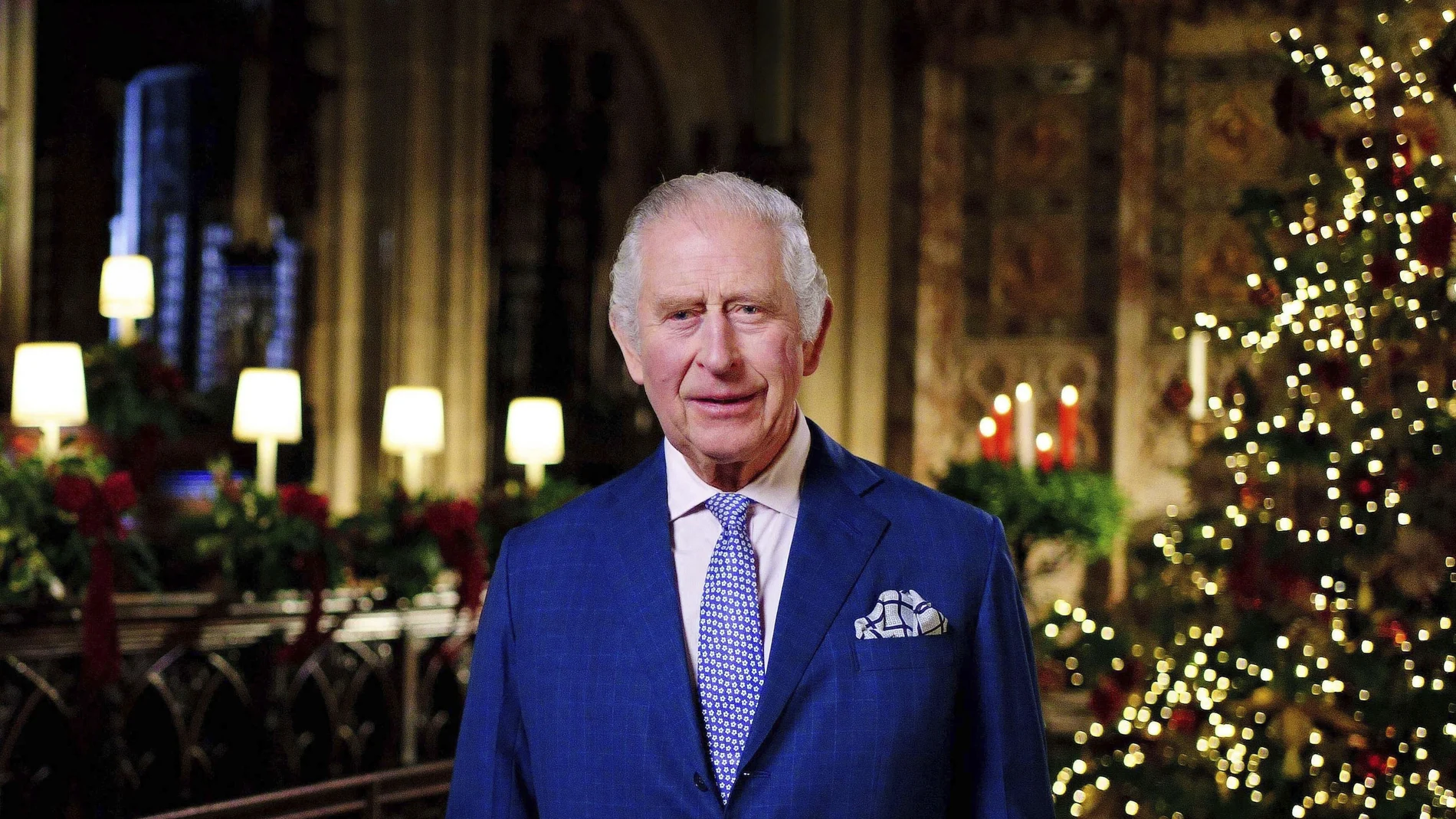Carlos III, en su primer discurso de Navidad como rey