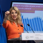 La vicepresidenta segunda y ministra de Trabajo y Economía Social, Yolanda Díaz