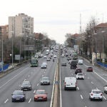Estado del tráfico en la A5, carretera de Extremadura, el pasado viernes en Madrid