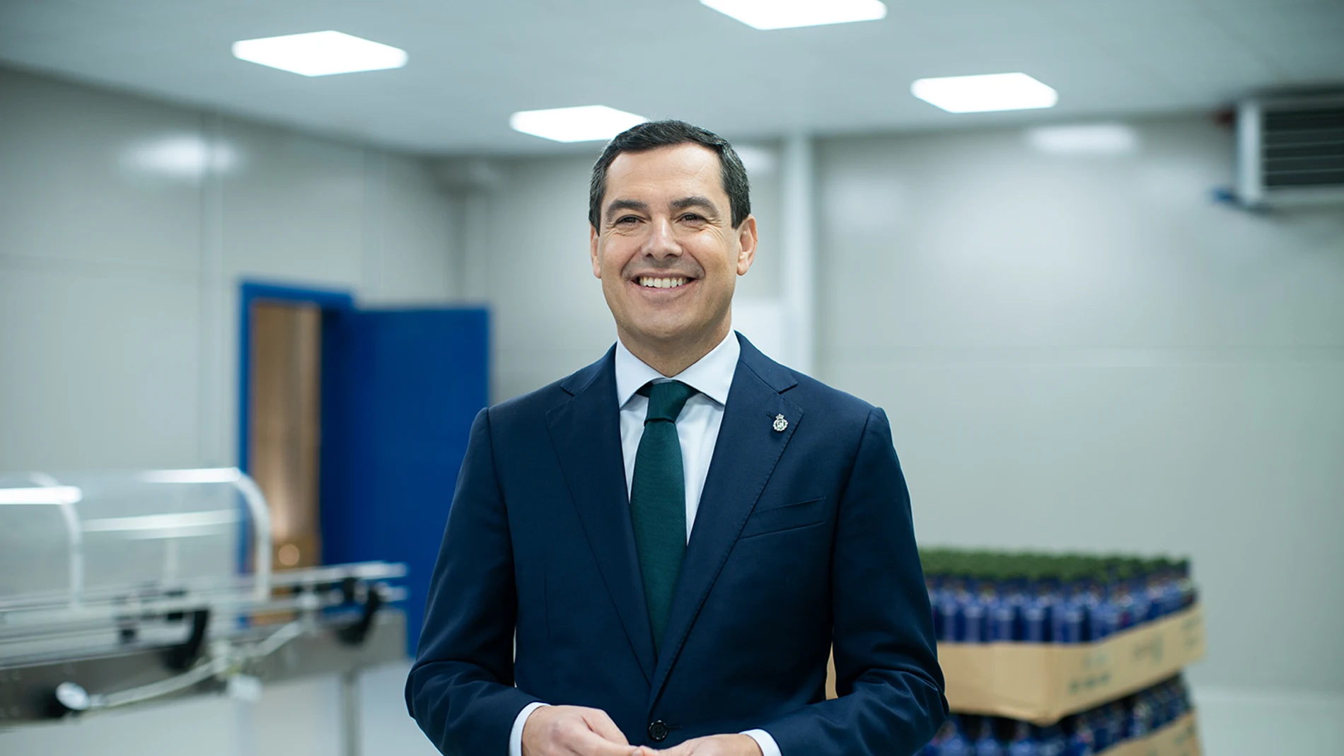El presidente de la Junta de Andalucía, Juanma Moreno