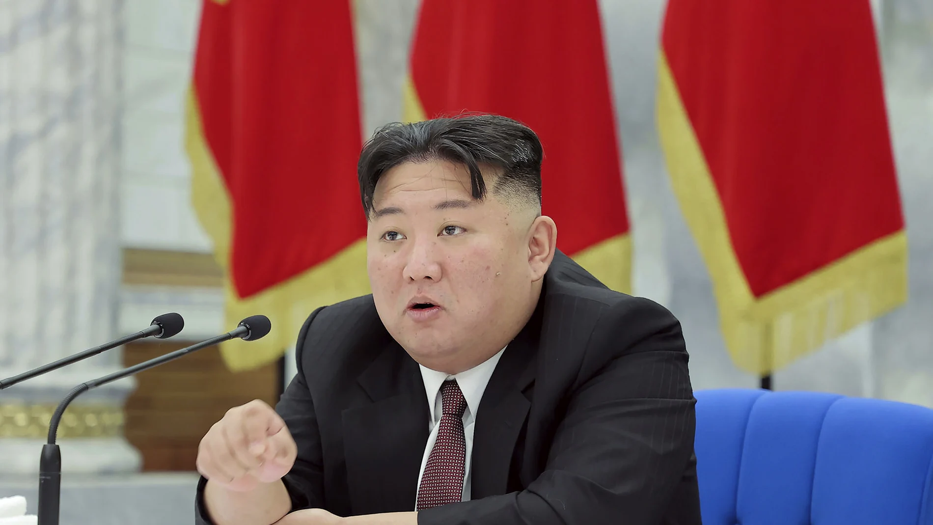 El presidente de Corea del Norte, Kim Jong Un