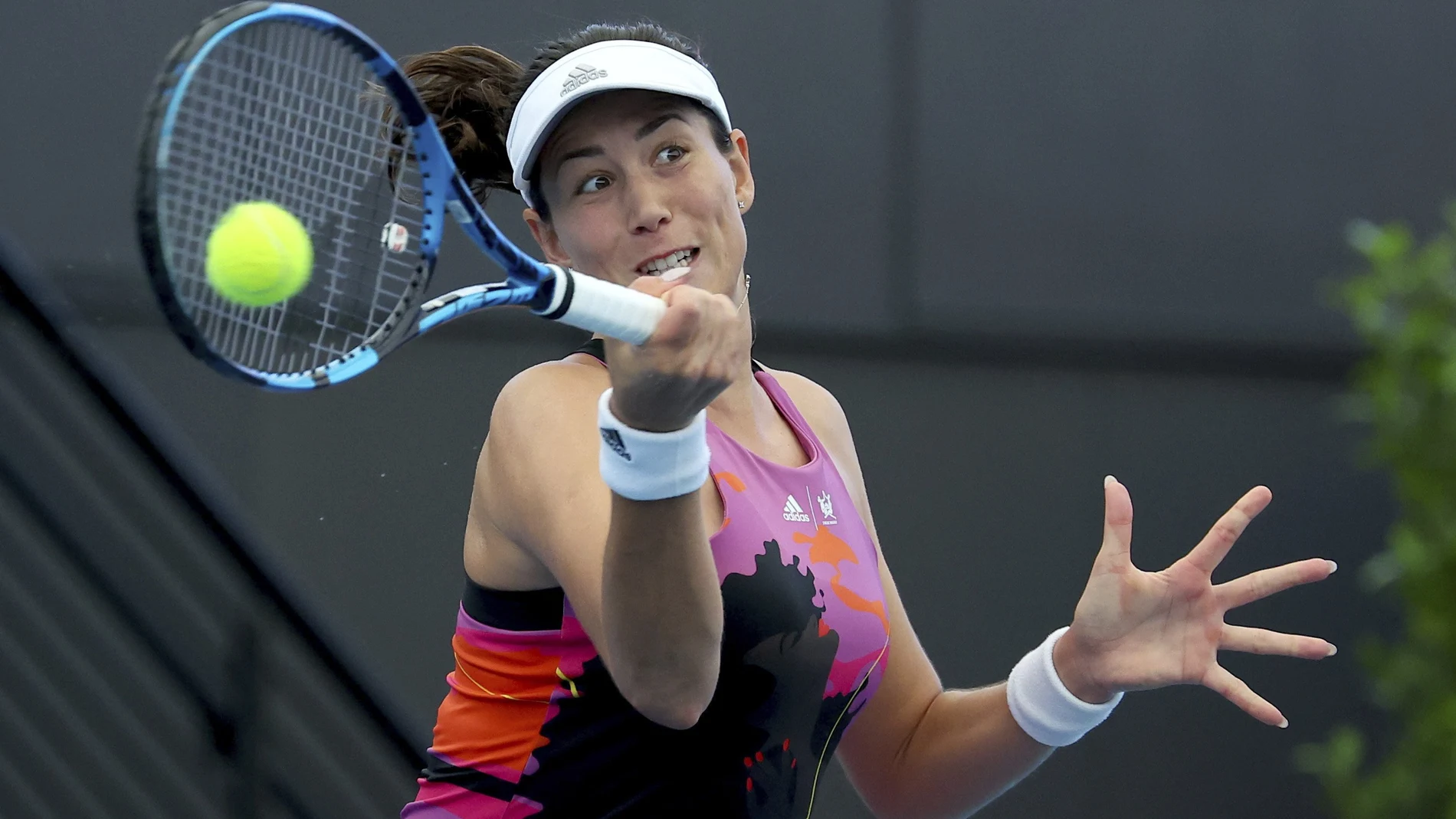 Garbiñe Muguruza, en su partido ante Bianca Andreescu