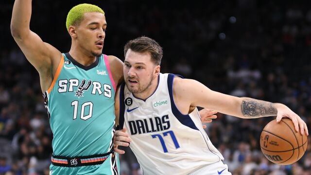 Luka Doncic también fue imparable para la defensa de los Spurs