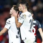 Toni Lato con el Valencia. EFE/Biel Aliño