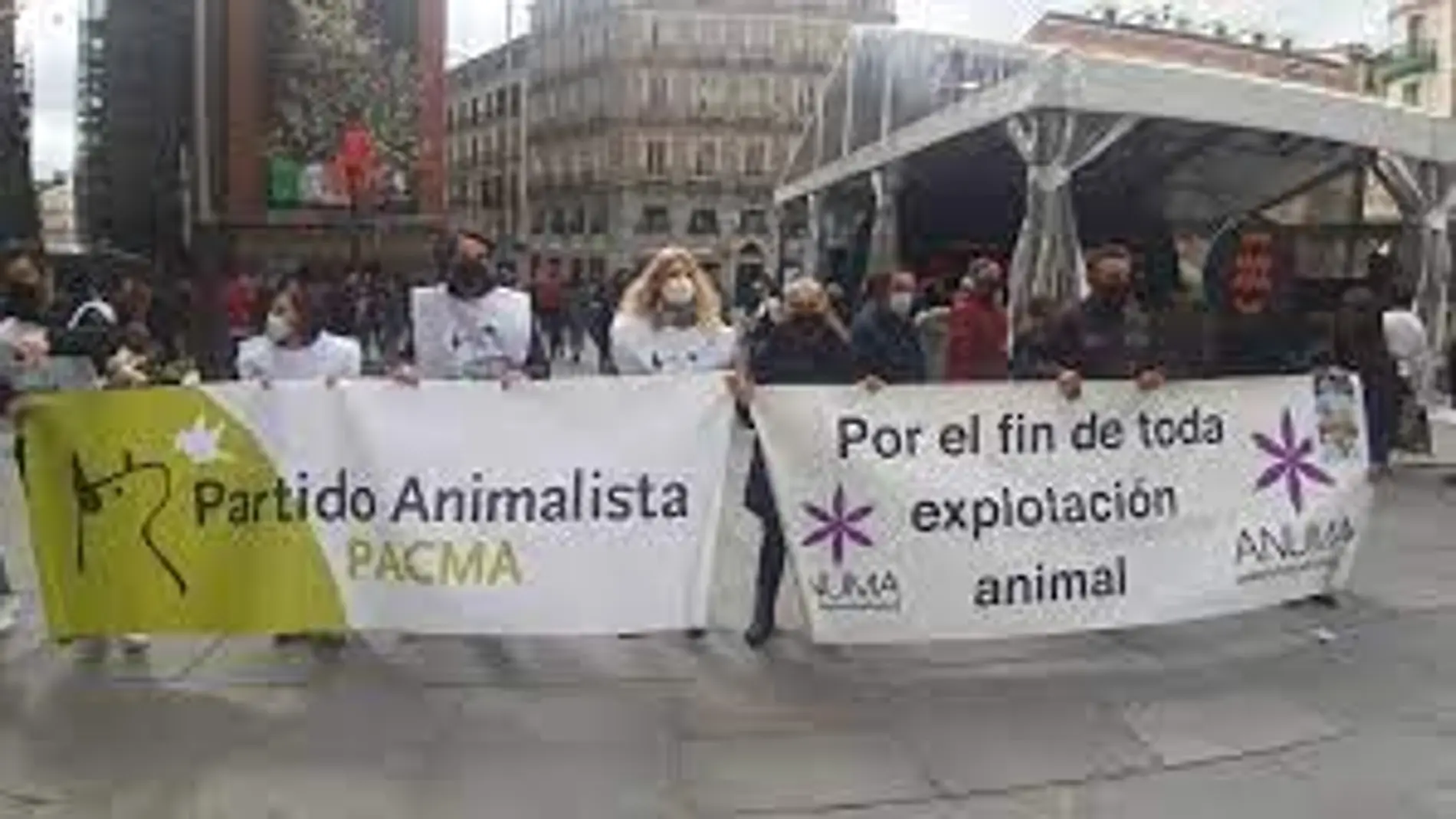 Protesta de Pacma en Callao