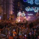 Ambiente durante la cabalgata de Reyes 2023, a 5 de enero de 2023, en Barcelona.Lorena Sopêna / Europa Press