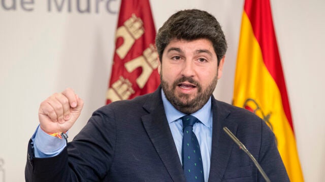El presidente de la Comunidad de Murcia Fernando López Miras