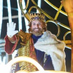 El rey Gaspar en la cabalgata de Madrid