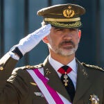 El Rey Felipe VI durante la Pascua Militar en una imagen de archivo