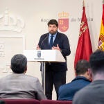 El presidente de la Comunidad de Murcia Fernando López Miras