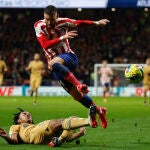 El centrocampista belga del Atlético de Madrid, Yannick Carrasco