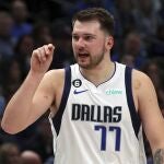 Doncic, en un partido reciente de los Mavericks