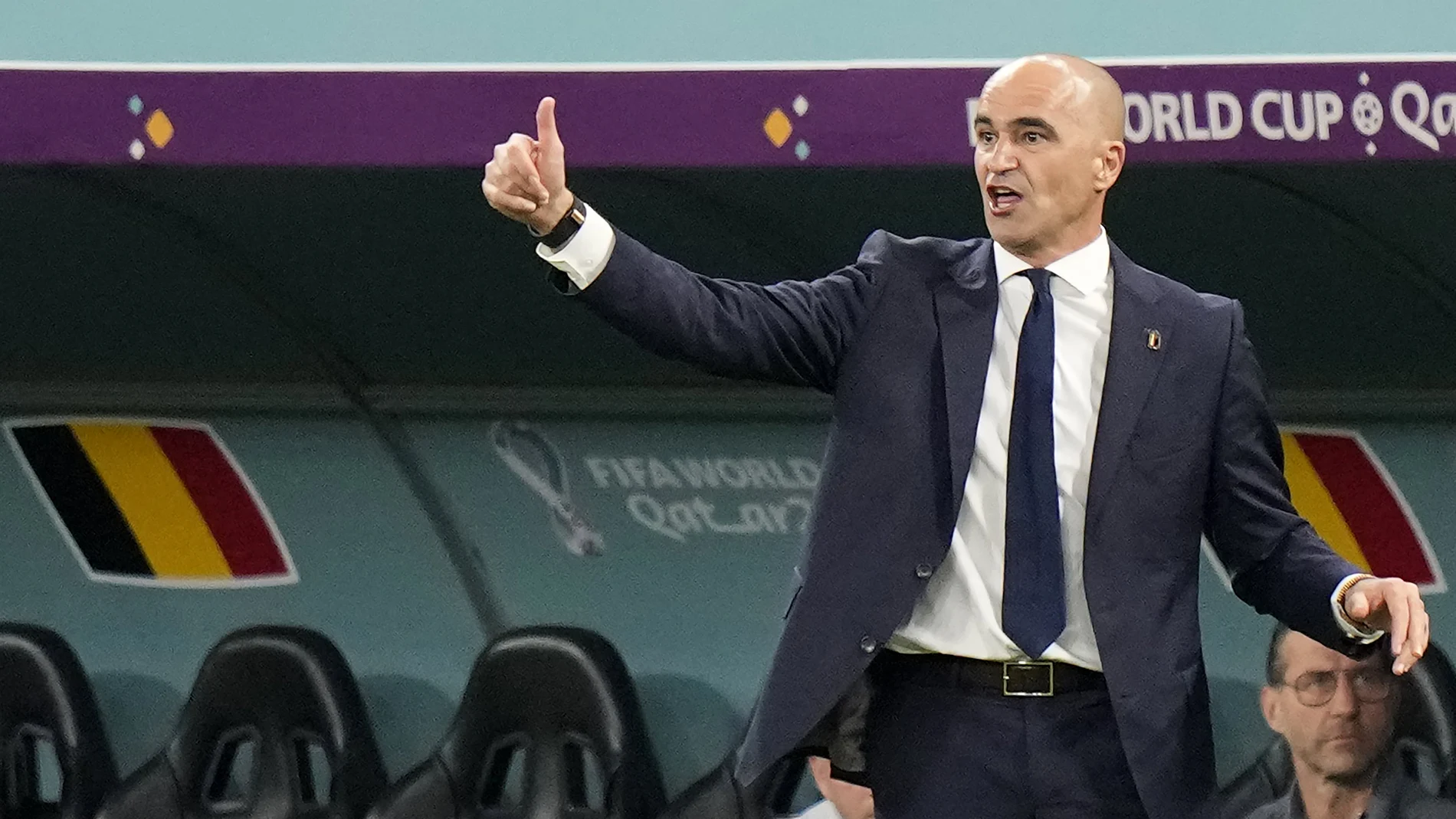 Roberto Martínez con Bélgica.