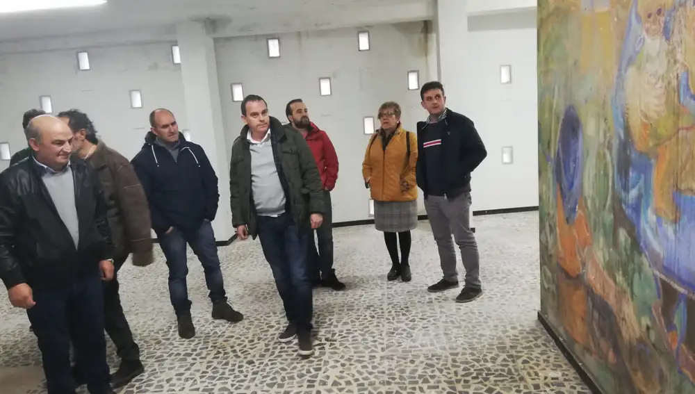 El presidente de la Diputación de Zamora, Francisco José Requejo, visita el espacio donde se ubicará el Museo